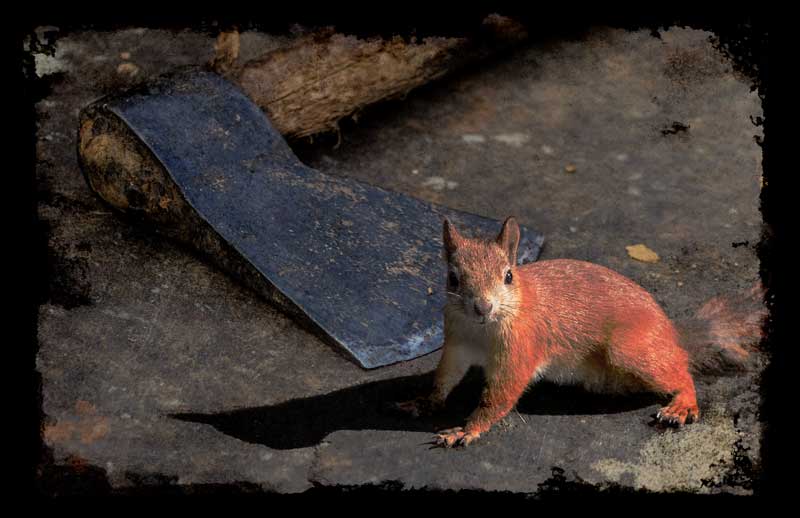 the axe was too heavy and too slow